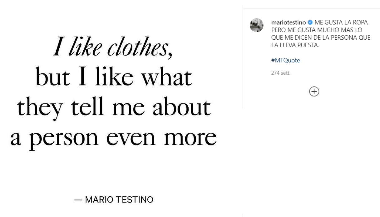 Mario Testino Instagram