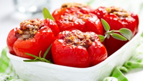 Peperoni ripieni di carne