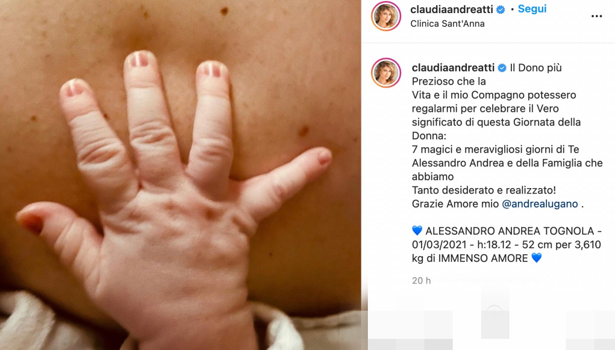 Claudia Andreatti su Instagram