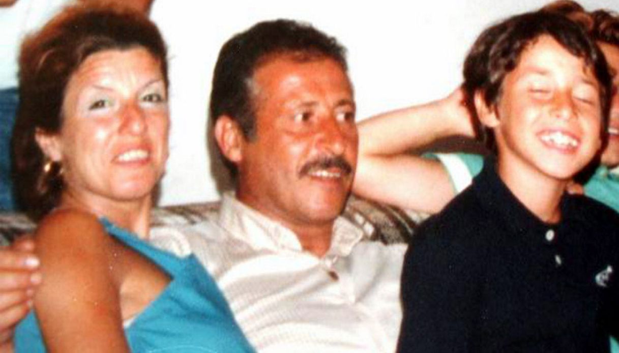 Paolo Borsellino con la moglie Agnese e il figlio Manfredi