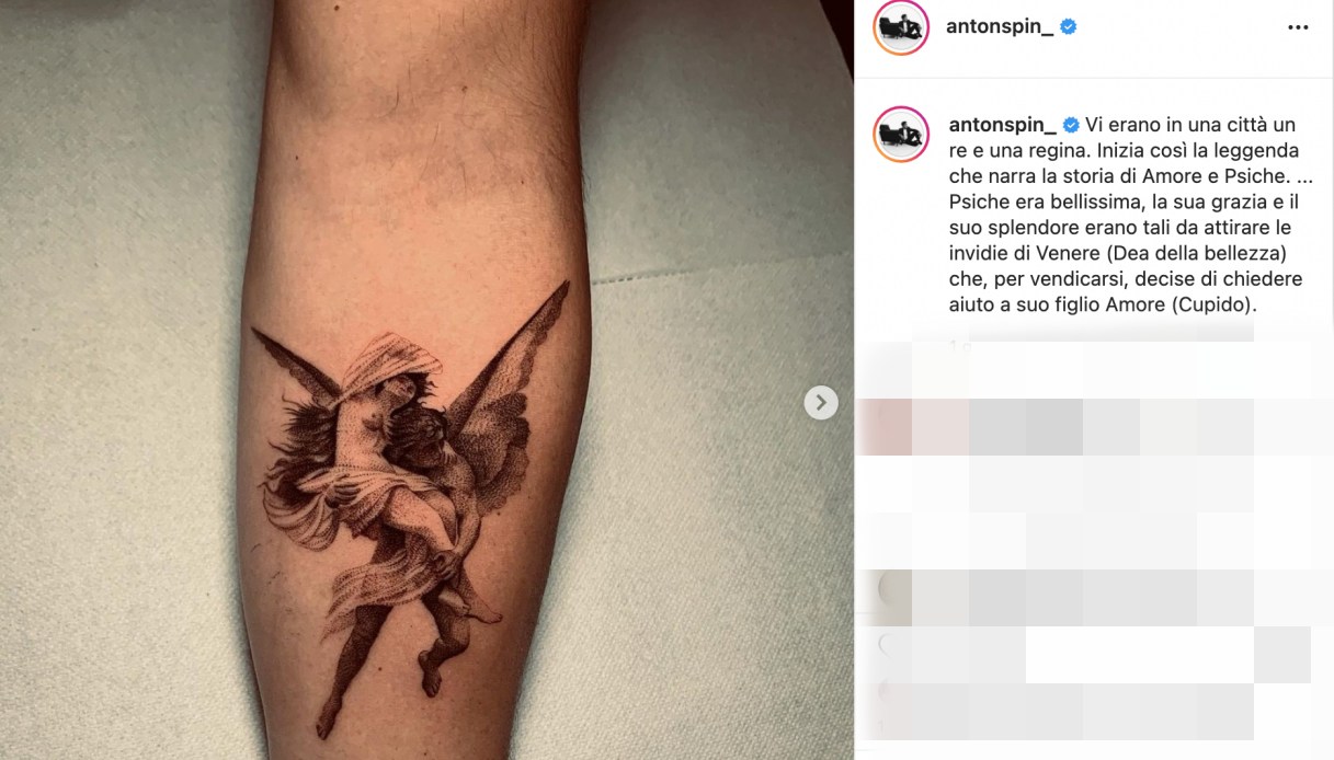 Antonino Spinalbese tatuaggio