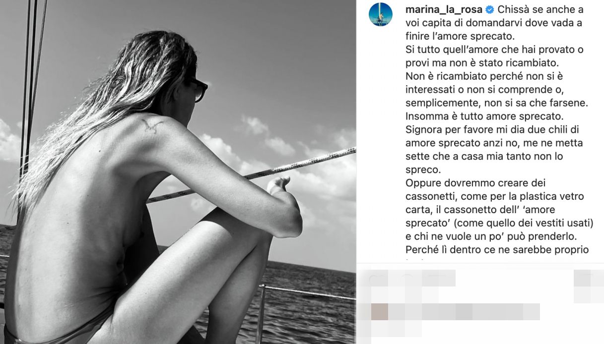 Marina La Rosa su Instagram