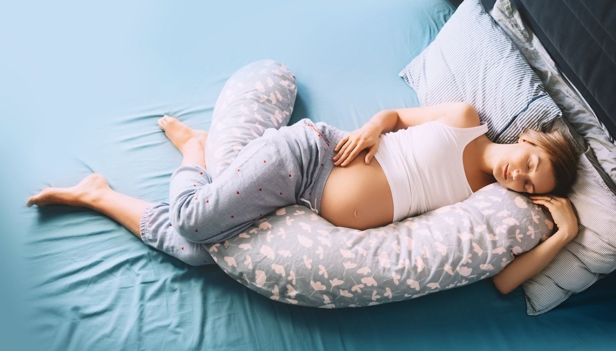 MUM FIRST Cuscino da gravidanza e per allattamento neonato, per dormire,  cotone