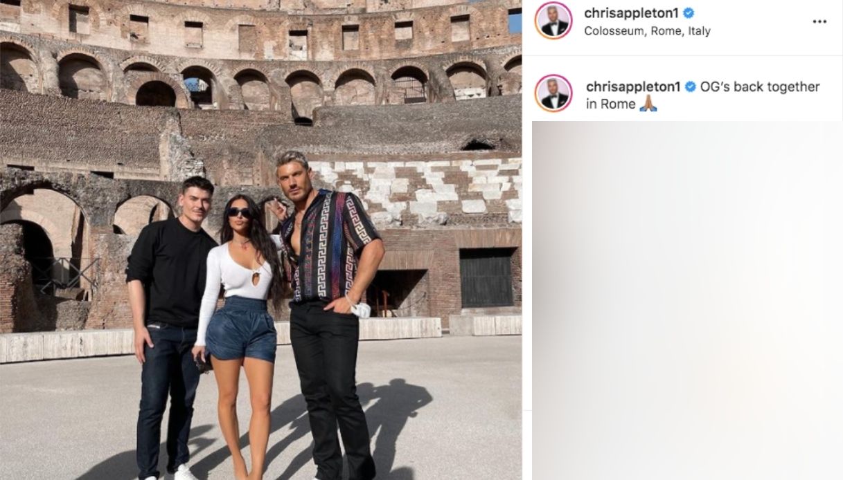 Kim Kardashian di fronte al Colosseo