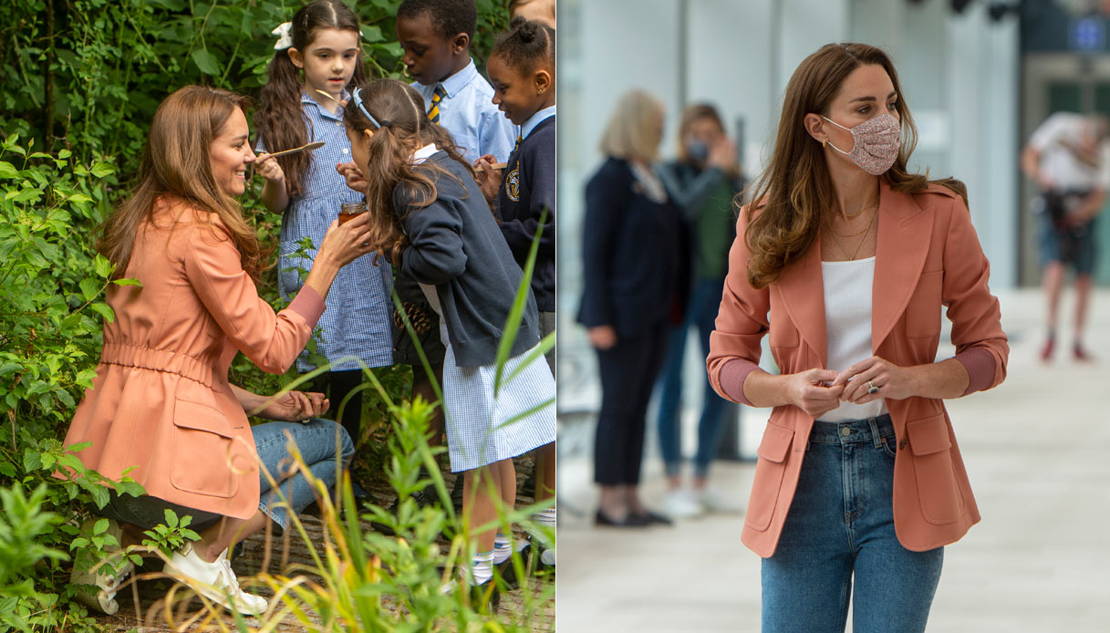 Kate Middleton, il blazer color corallo da 2.100 euro che non è per tutte