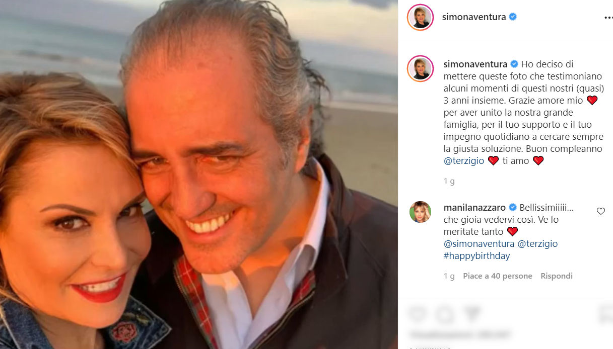 Simona Ventura su Instagram