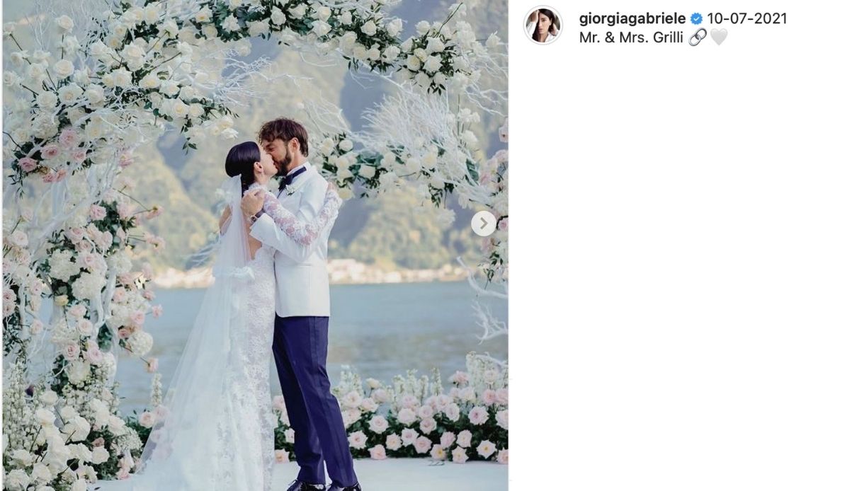 giorgia con chi è sposata
