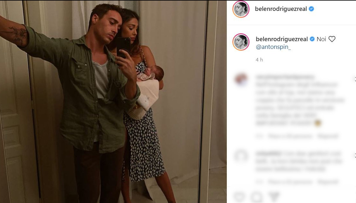 Belen e Antonino su Instagram