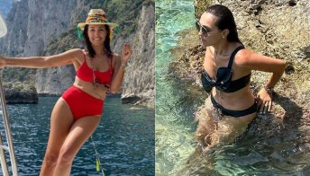 Caterina Balivo incanta: bikini e costumi interi su Instagram