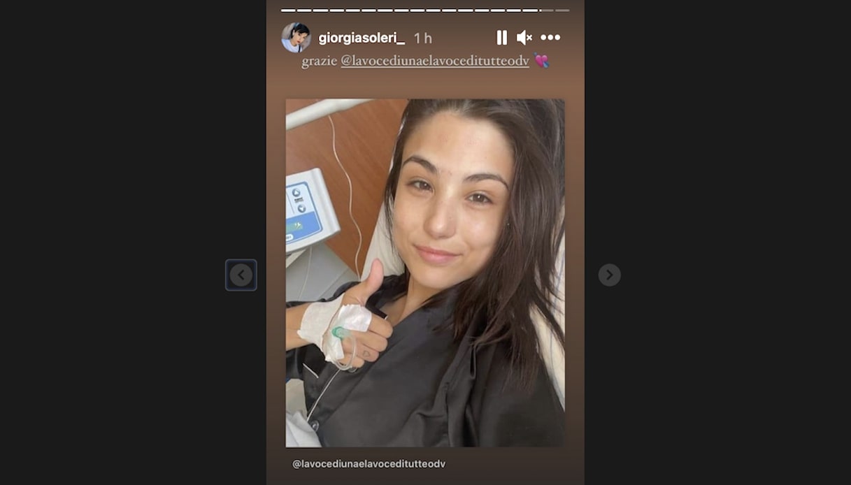 Damiano, la fidanzata Giorgia Soleri su Instagram dopo l'operazione