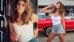 Cindy Crawford come nello spot del 1992 (per una nobile causa)