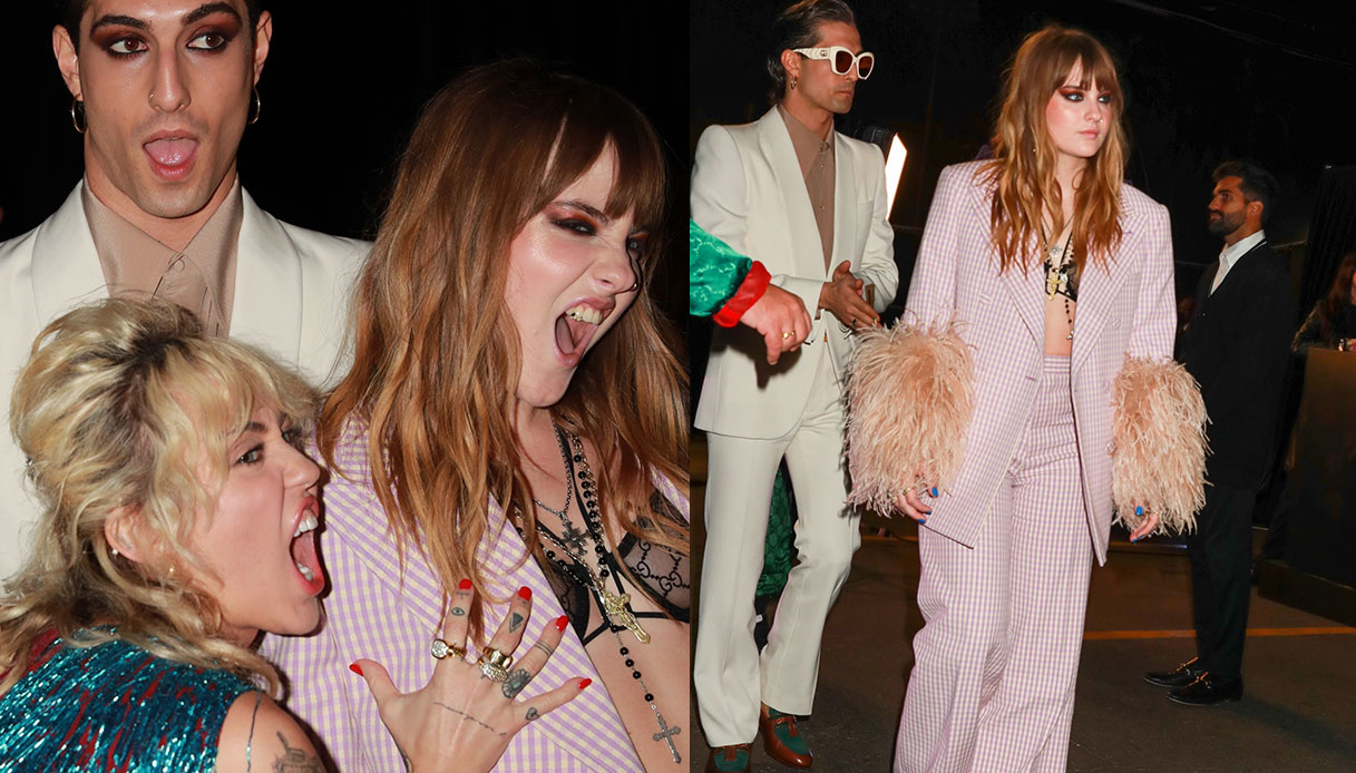 Miley Cyrus e i Maneskin alla Gucci Love Parade