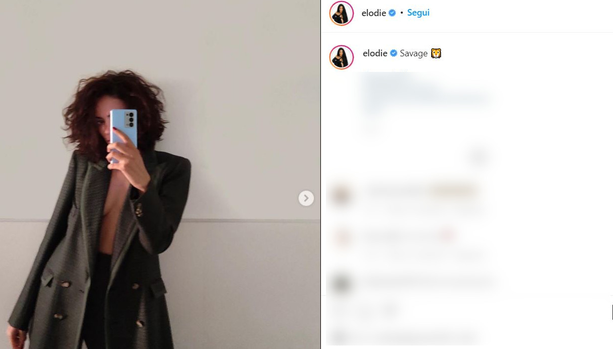 Elodie su Instagram