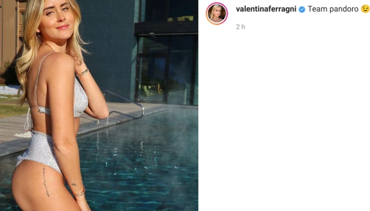 Valentina Ferragni, il post su Instagram