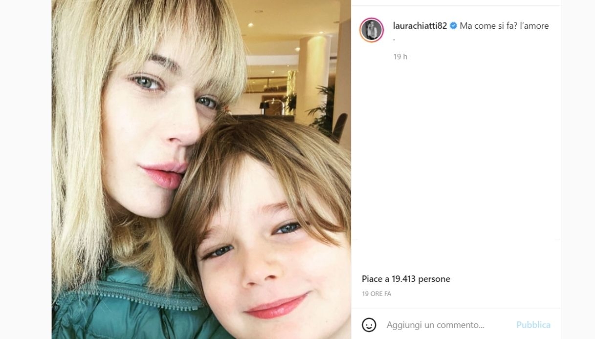 Laura Chiatti post su Instagram