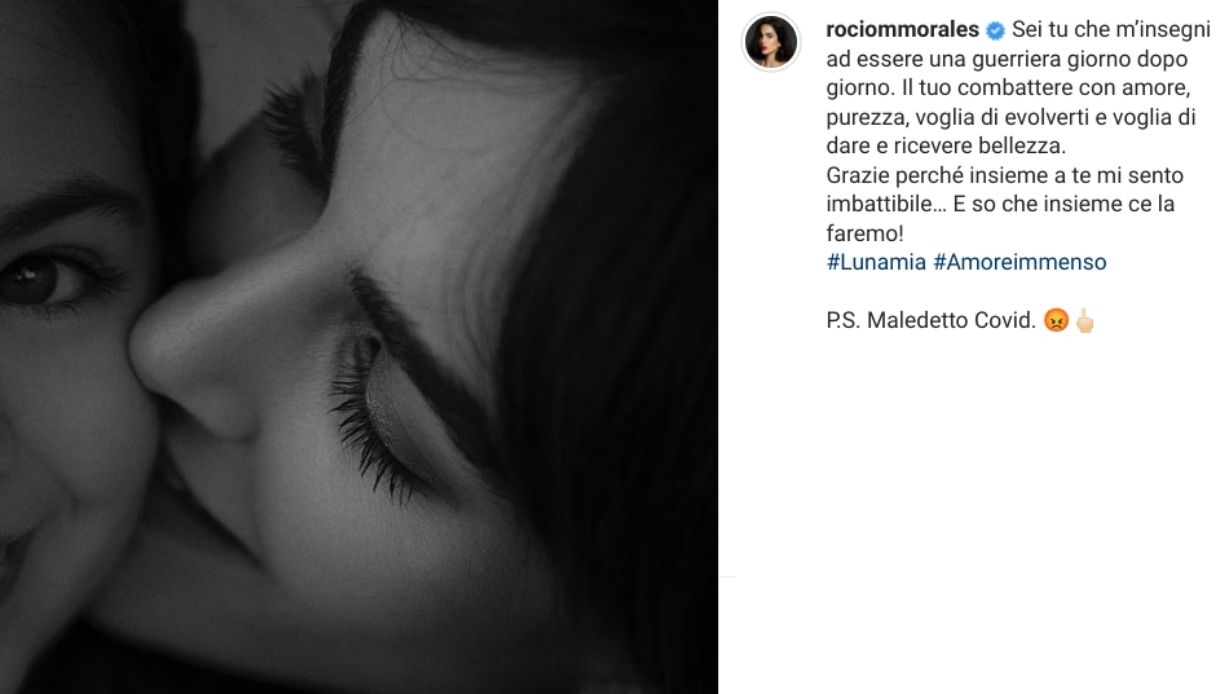 Rocio Munoz Morales, il post su Instagram