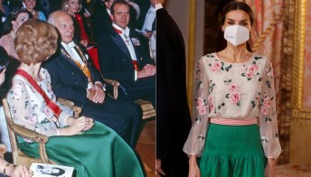 Letizia di Spagna incanta con l’outfit vintage di sua suocera