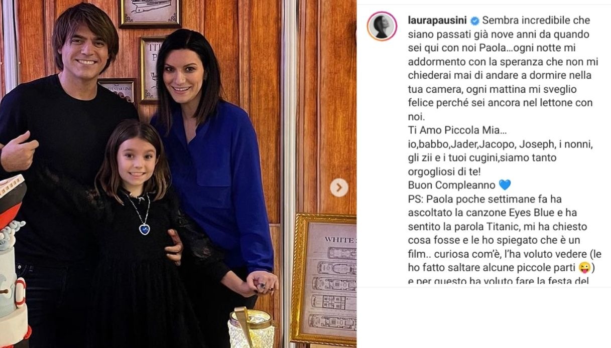 Il post di Laura Pausini