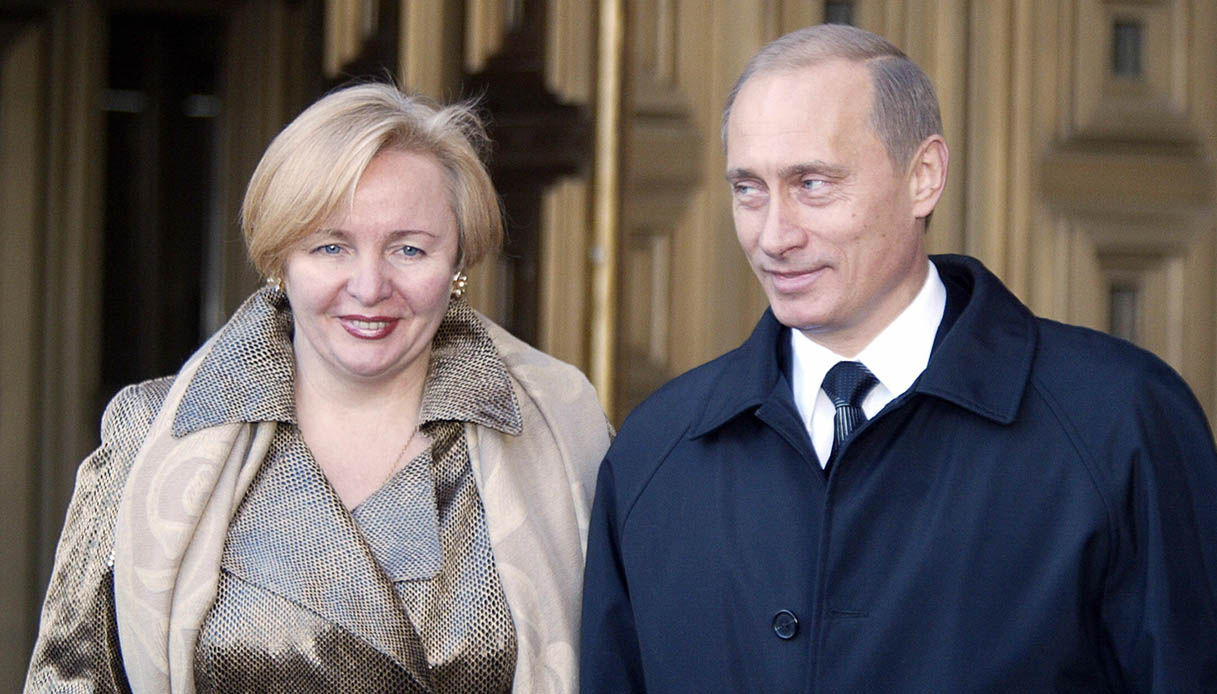 Ljudmila Putina e l'ex marito Vladimir Putin