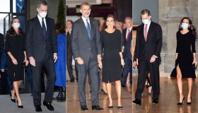 Letizia di Spagna, quando seduce col tubino nero