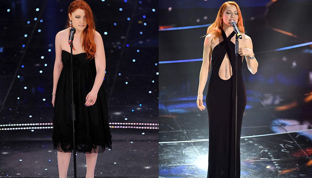 Noemi a Sanremo, l’incredibile trasformazione negli anni