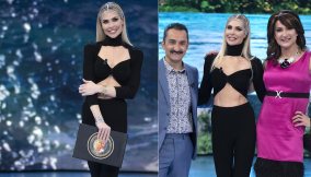Isola, il look pazzesco di Ilary Blasi