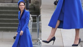 Kate Middleton al Commonwealth Day: il look blu in dettaglio