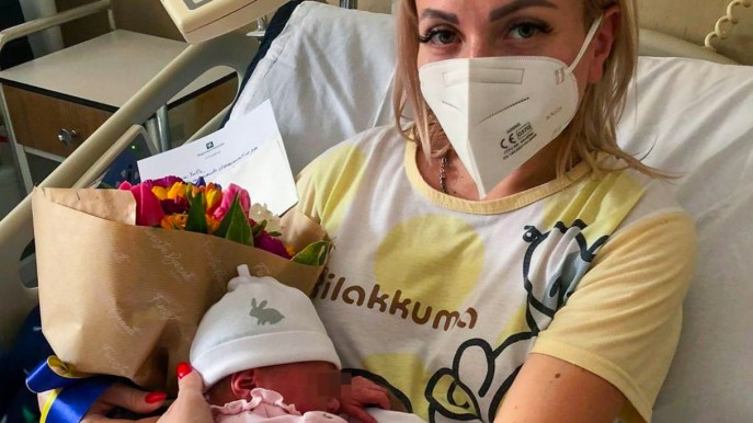 Nikole, la prima bimba rifugiata ucraina nata in Italia