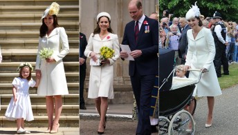 Kate Middleton, come riciclare il cappotto bianco da cerimonia