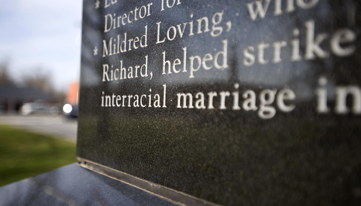 Richard e Mildred Loving, Monumento a Bowling Green