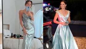 Kate Middleton e Victoria Beckham, abito metallizzato a confronto