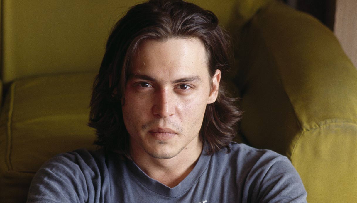 Johnny Depp a Cannes nel 1992 per Arizona Dream