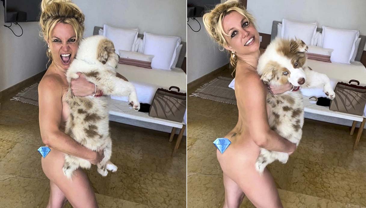 Britney Spears a nudo su Instagram
