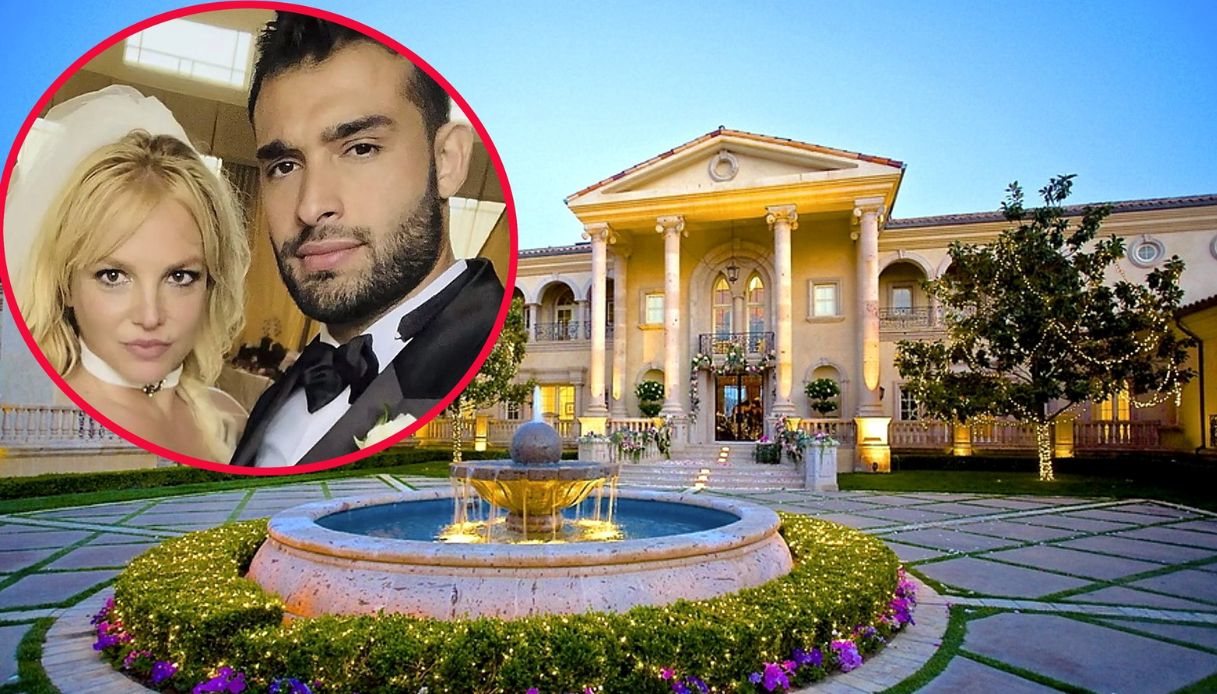 Britney Spears, gli interni della villa in California in cui si è sposata con Sam Asghari