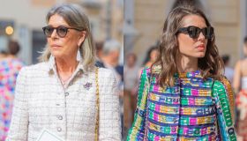 Charlotte Casiraghi a Roma con mamma Carolina: look di tendenza (e supergriffati)
