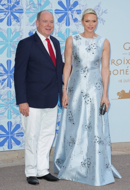 Charlene e Alberto di Monaco al Gala della Croce Rossa