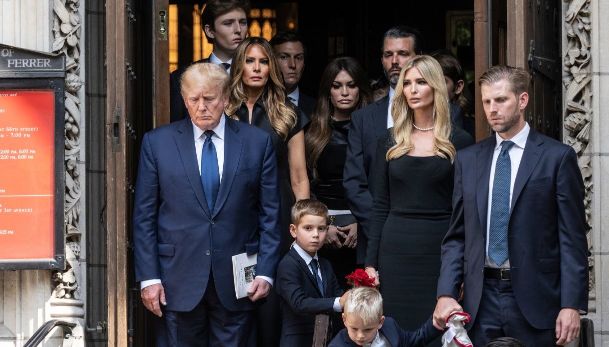 Ivana Trump, il saluto della famiglia