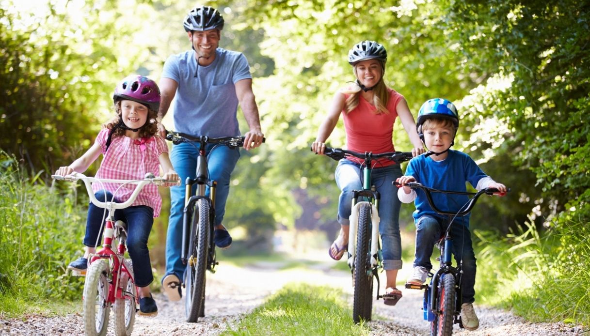 Insegnare ai bambini ad andare in bici