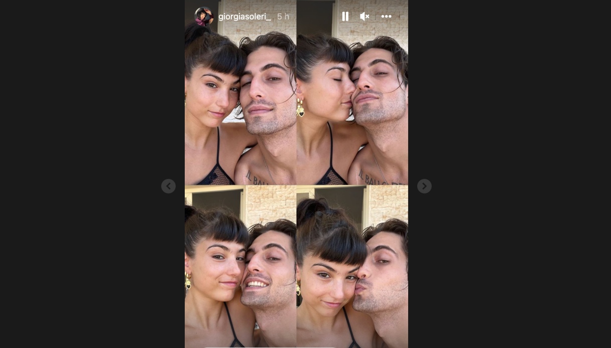 Giorgia Soleri condivide storie di Instagram con Damiano David