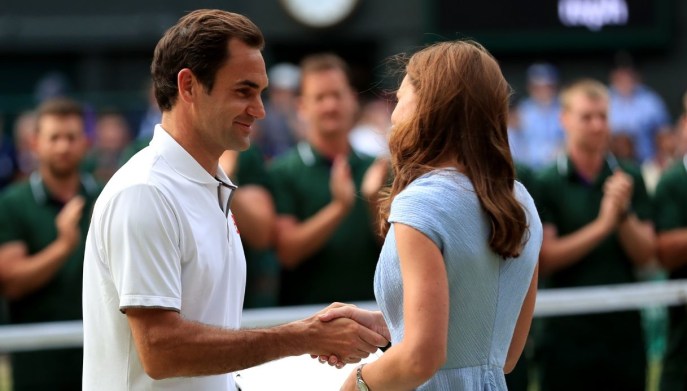 Kate Middleton e Federer