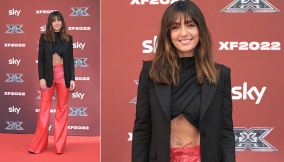 Ambra alla conferenza stampa di presentazione di XF 2022