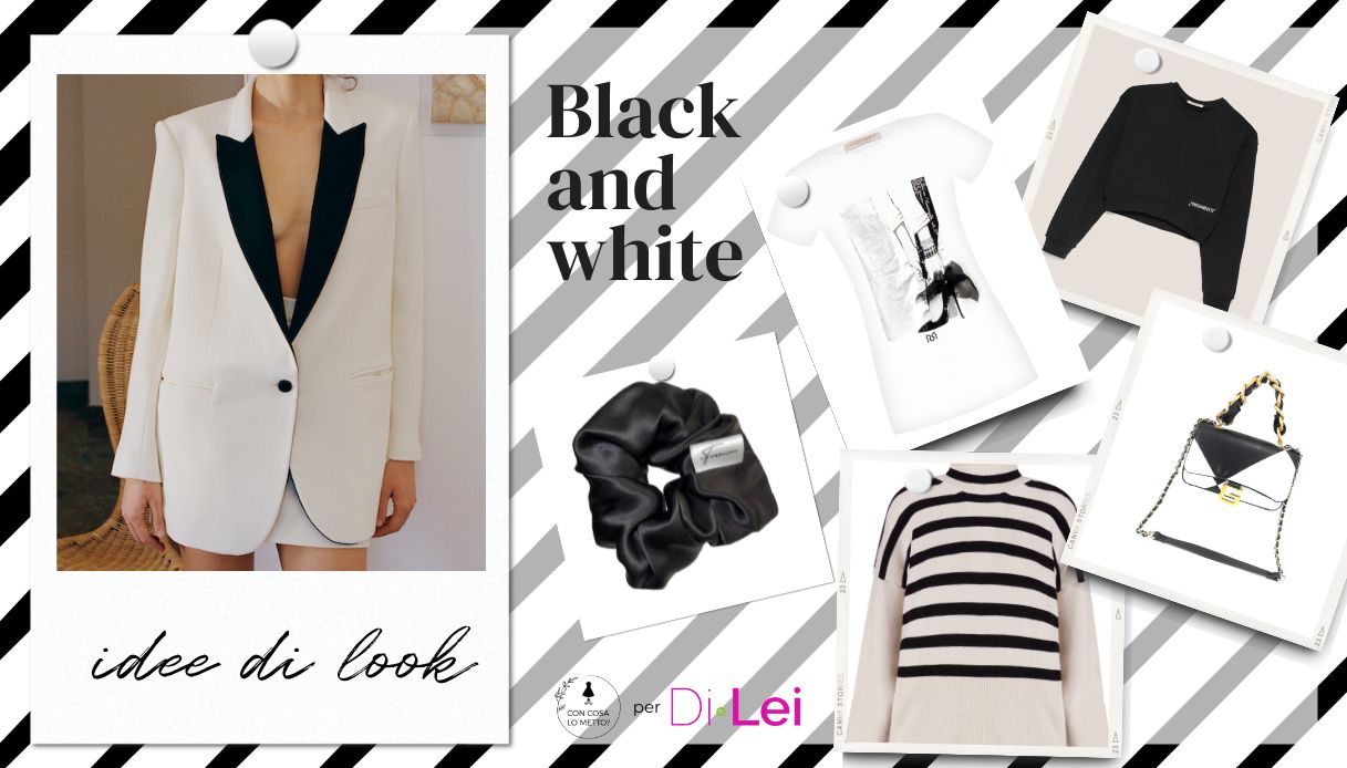 Black and white: idee di look in bianco e nero