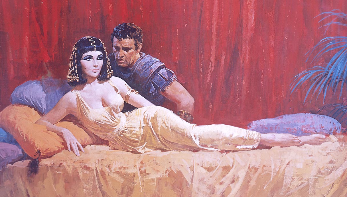 Cleopatra e Marco Antonio: un amore divenuto anche un film
