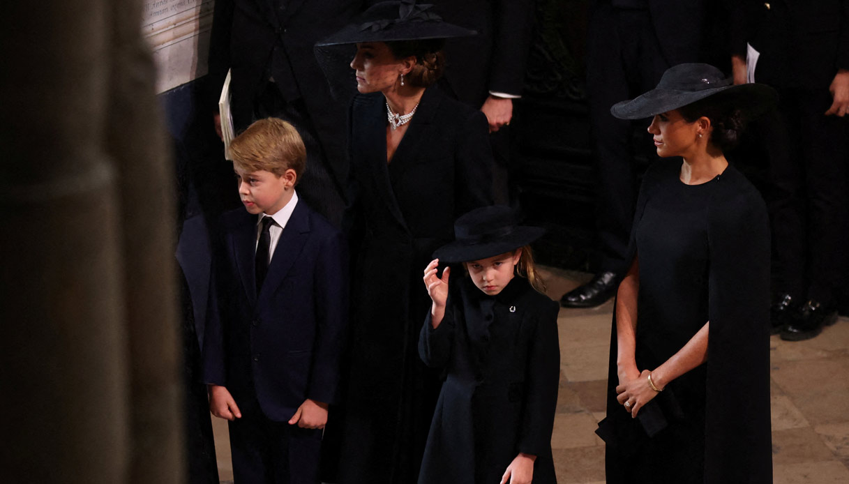 Kate Middleton Meghan Markle funerali Regina Elisabetta