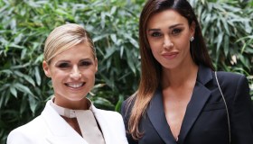 Michelle Hunziker e Belen alla MFW 2022: l’eleganza senza tempo del tailleur