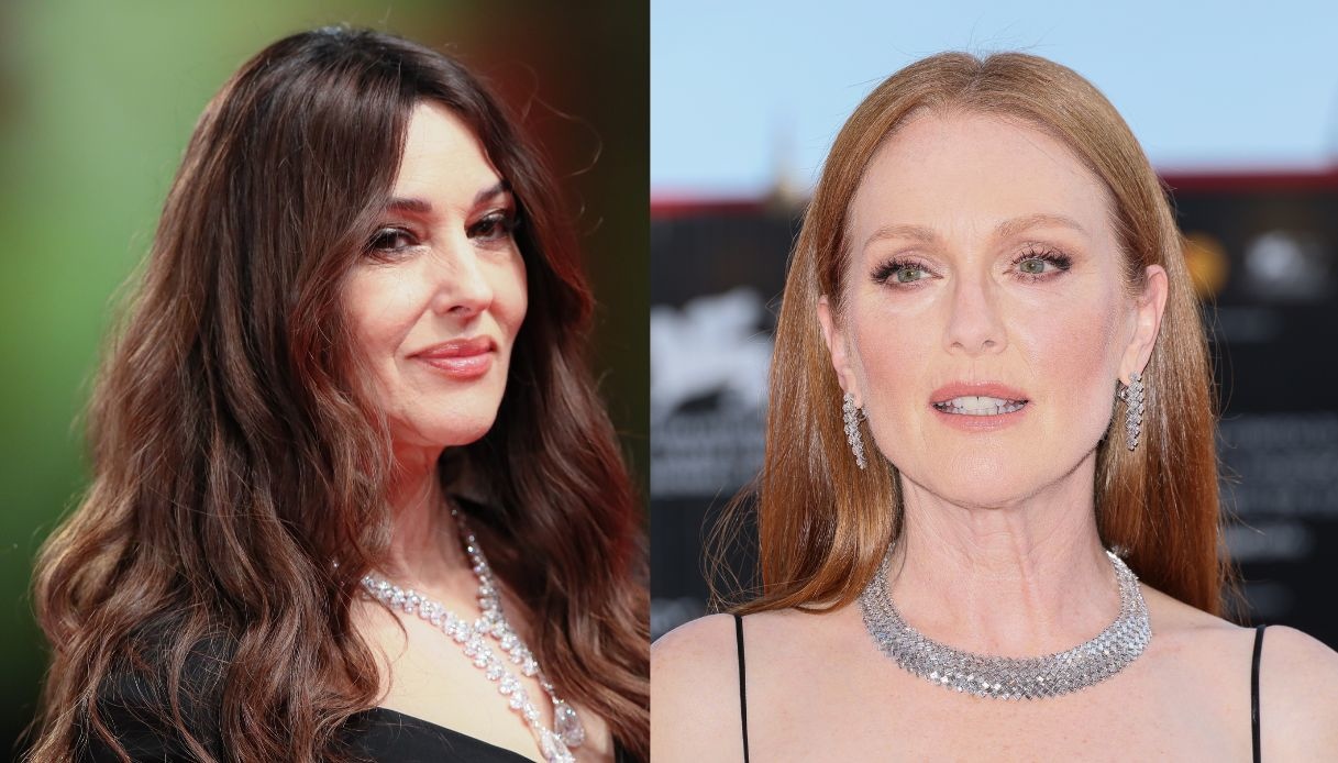 Venezia 79, le splendide over 50 sul red carpet con i capelli lunghi