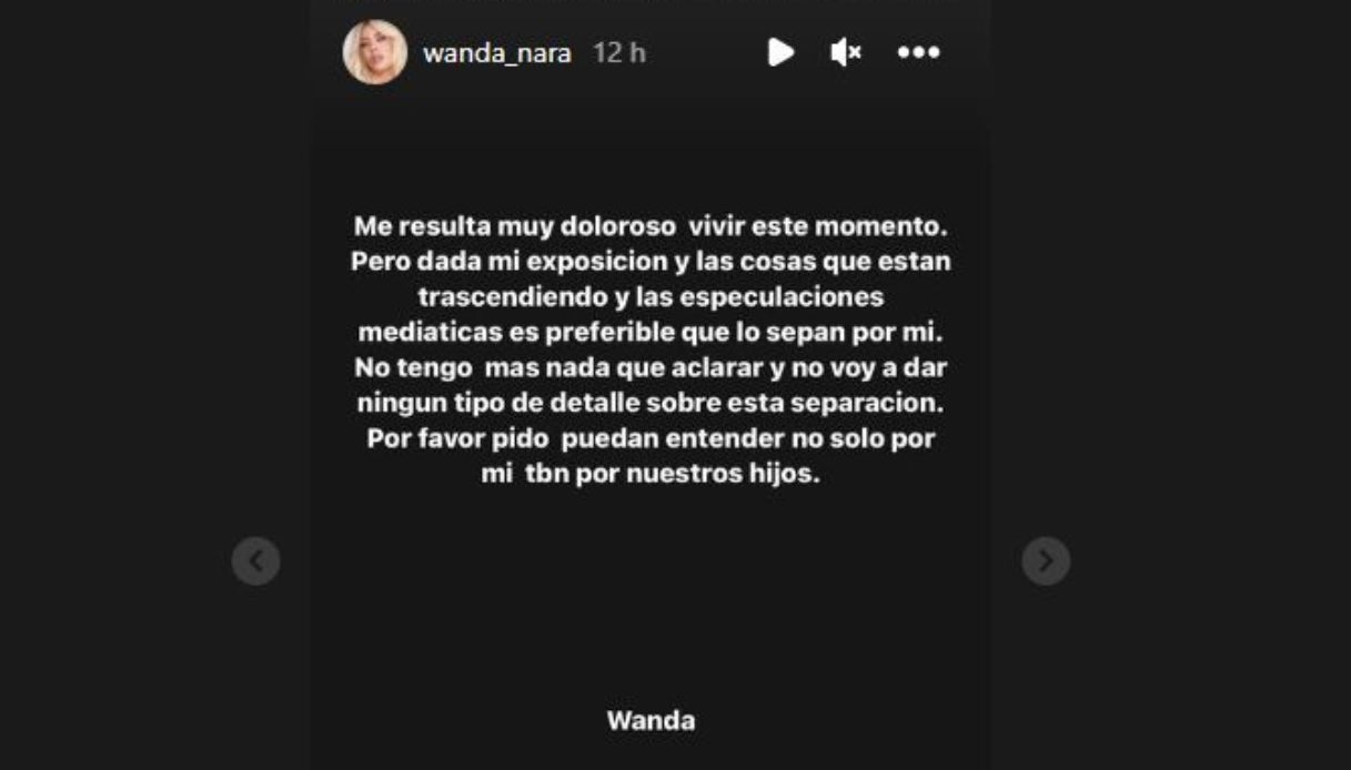 Wanda Nara e Mauro Icardi, l'annuncio su Instagram: è finita