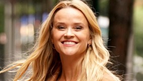 Reese Witherspoon in little purple dress
