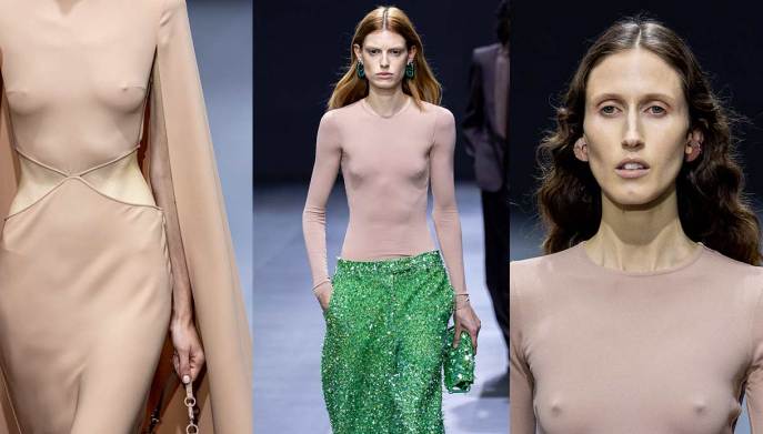 Modelle di Valentino alla Paris Fashion Week Spring/Summer 2023