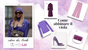 Come indossare il viola